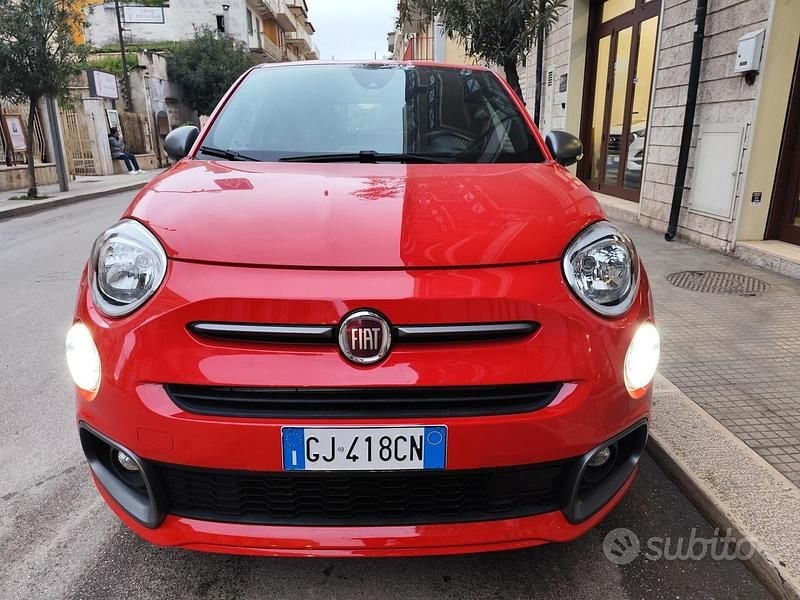 Usata Fiat 500X Sport 131 CV (96 kW) 2022 Rosso SUV