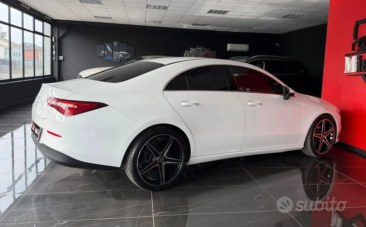 Usata Mercedes CLA200 150 CV (110 kW) 2021 Bianco Coupé