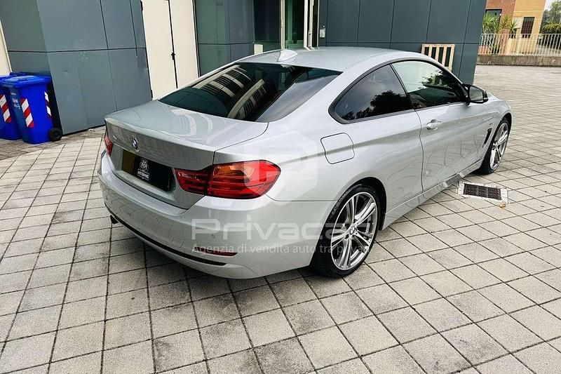 Usata BMW 420 Sport Line 184 CV (135 kW) 2015 Grigio Coupé