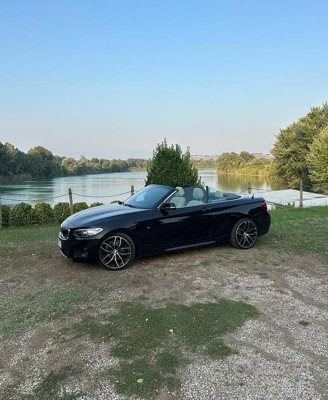 Usata BMW 220 M Sport 190 CV (139 kW) 2015 Nero Cabrio