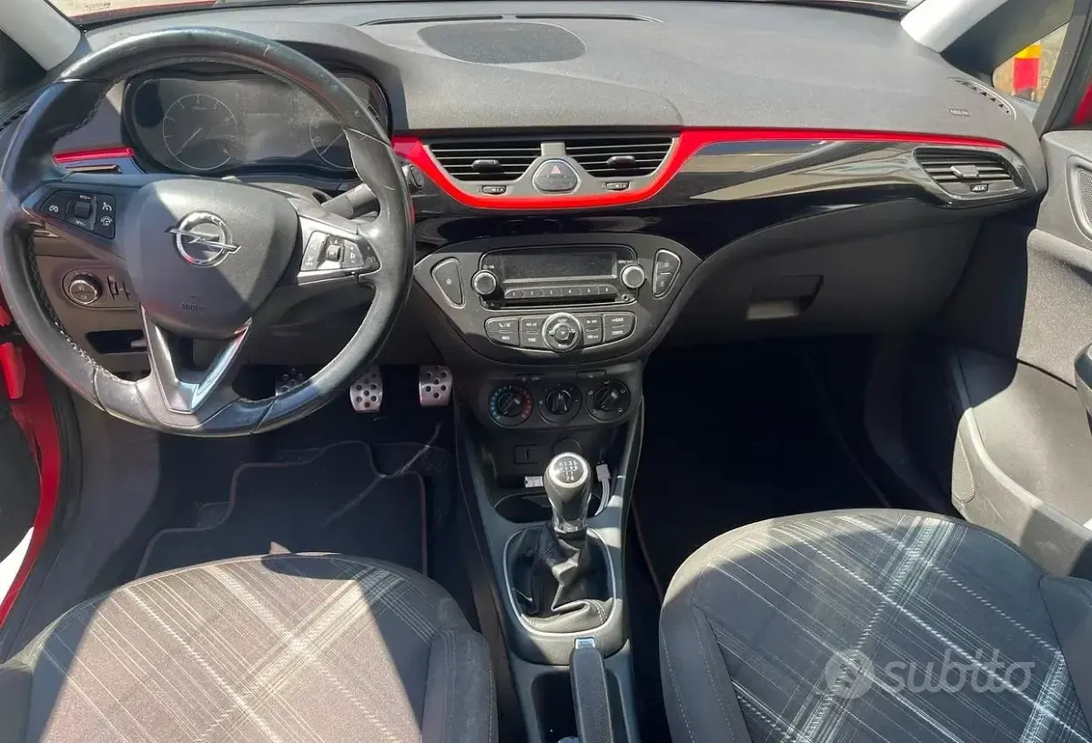 Usata Opel Corsa 69 CV (50 kW) 2017 Rosso Utilitaria