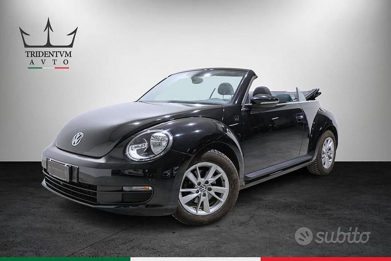 Nero Usata 2016 VW Maggiolino Design Cabrio | 19.500 € (Buon prezzo) - Immagine 1/4