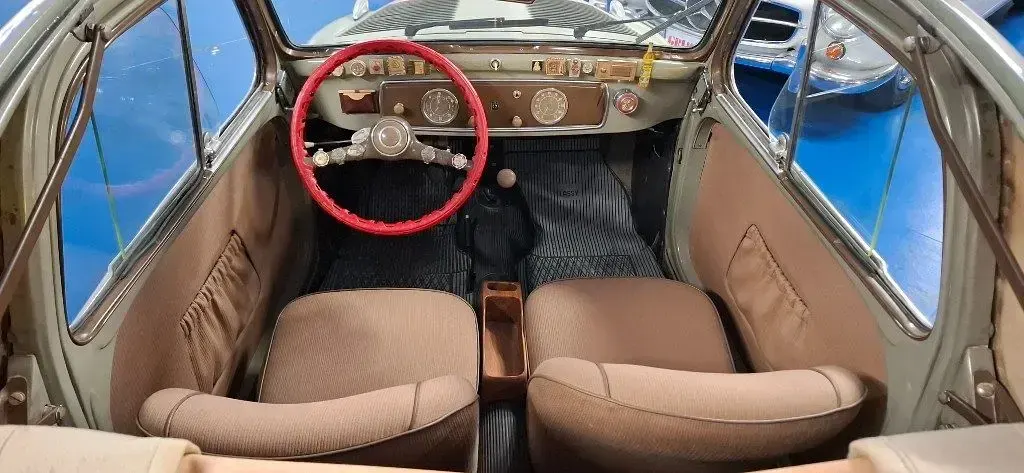 Usata Fiat 500C 22 CV (16 kW) 1953 Grey / pastello Cabrio