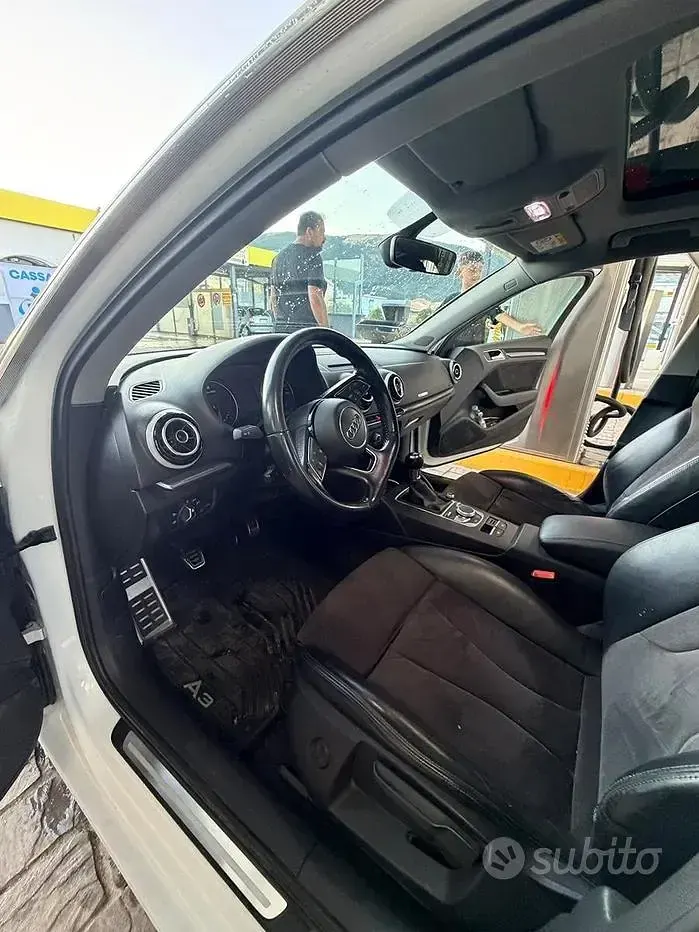 Usata Audi A3 S-Line 150 CV (110 kW) 2019 Bianco Berlina