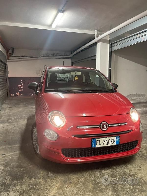 Usata Fiat 500 69 CV (50 kW) 2017 Rosso Berlina