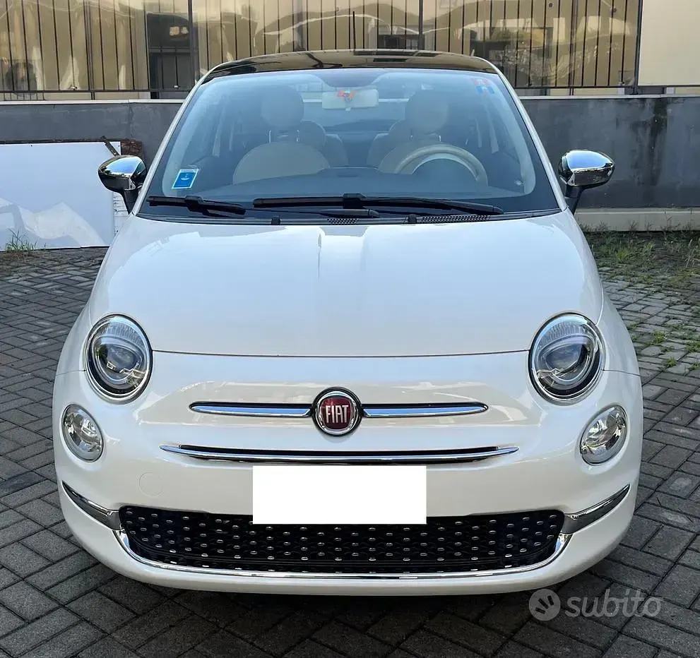Usata Fiat 500 Lounge 69 CV (50 kW) 2017 Bianco Berlina