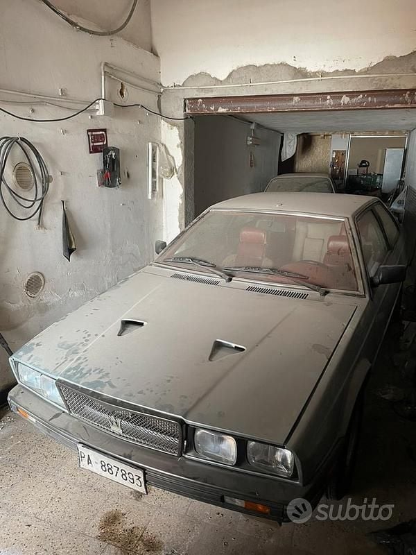 Grigio Usata 1988 Maserati Biturbo Coupé | 8500 € - Immagine 1/4