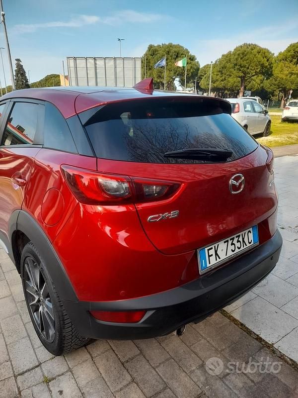 Usata Mazda CX-3 Exceed 105 CV (77 kW) 2017 Rosso SUV
