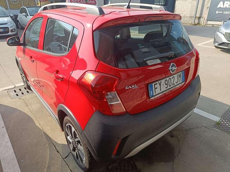 Usata Opel Karl Rocks 73 CV (53 kW) 2019 Rosso Utilitaria