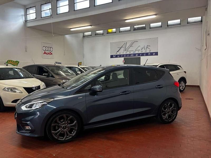 Usata Ford Fiesta ST-Line 101 CV (74 kW) 2019 Blu/azzurro Utilitaria