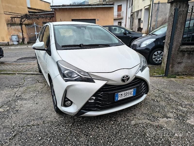 Usata Toyota Yaris 2018 Bianco Utilitaria