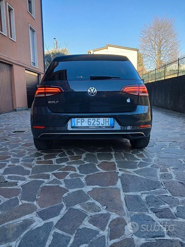 Usata VW Golf VII 115 CV (84 kW) 2018 Nero Berlina