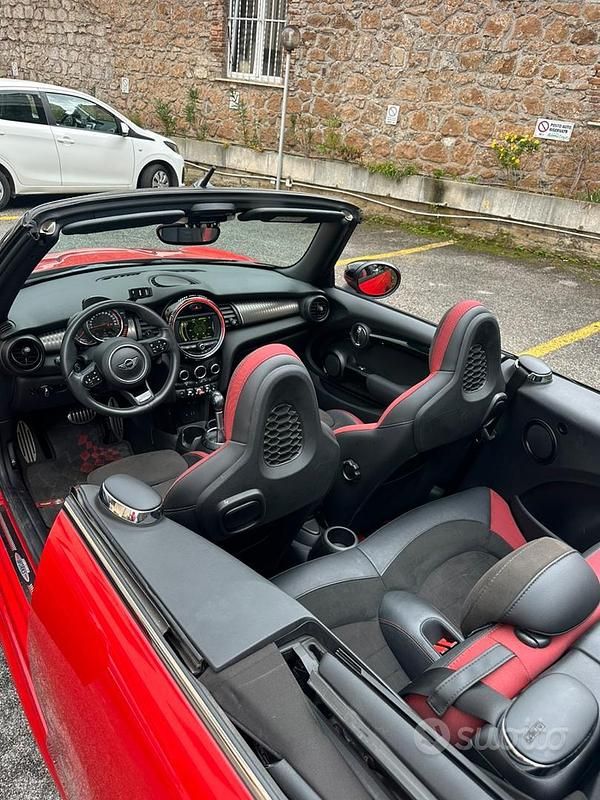 Usata Mini John Cooper Works Cabriolet 231 CV (169 kW) 2016 Rosso Cabrio