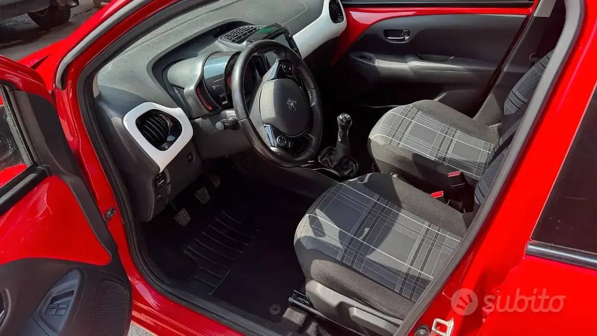 Usata Peugeot 108 Allure 82 CV (60 kW) 2017 Rosso Berlina