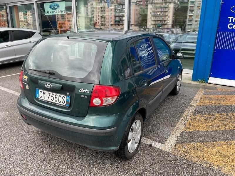 Usata Hyundai Getz Active 82 CV (60 kW) 2004 Verde Utilitaria