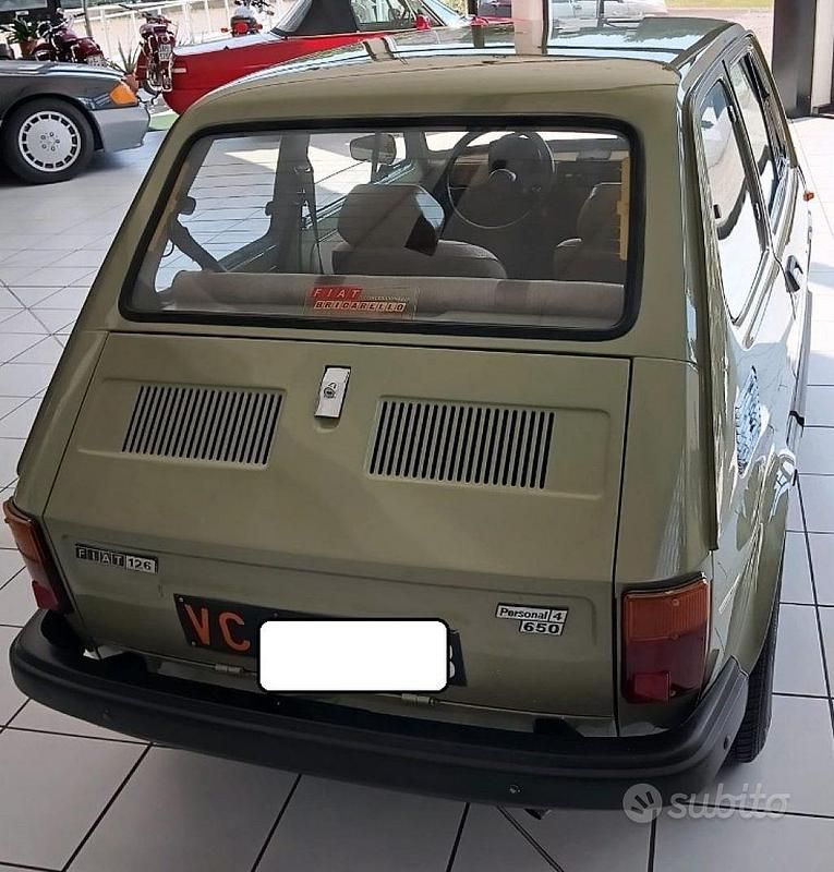 Usata Fiat 126 24 CV (17 kW) 1982 Verde Utilitaria