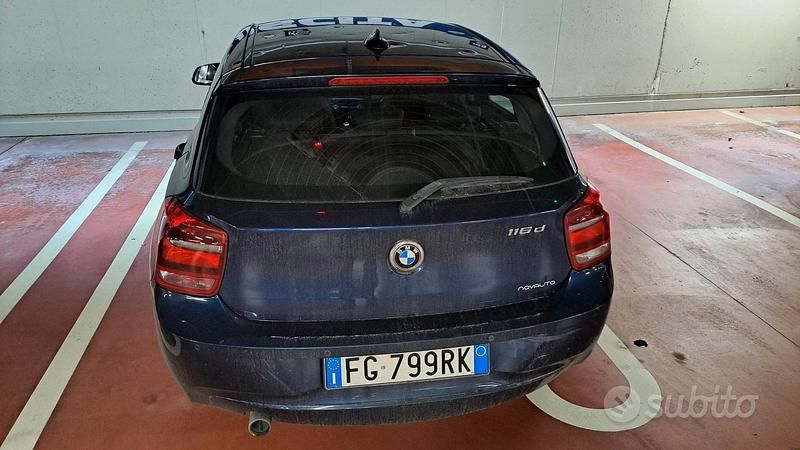 Usata BMW 116 2012 Blu Utilitaria
