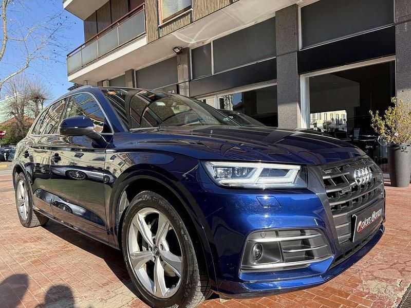 Usata Audi Q5 S-line plus 252 CV (185 kW) 2019 Blu/azzurro SUV