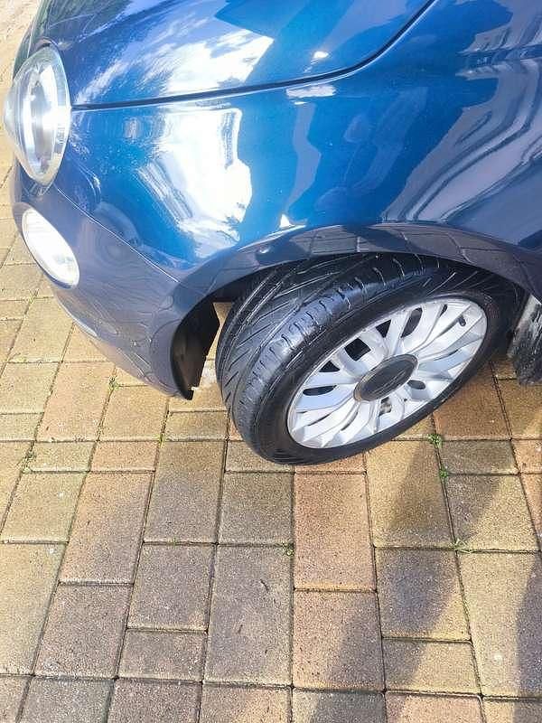 Usata Fiat 500C Lounge 95 CV (69 kW) 2017 Blu Cabrio