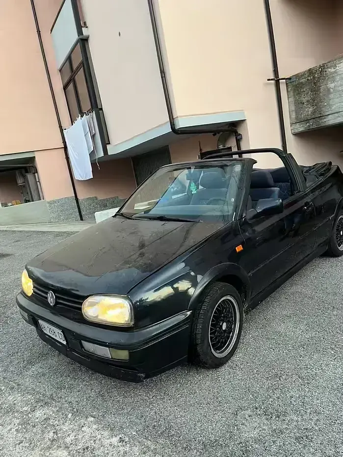 Usata VW Golf Cabriolet 1995 Nero Cabrio