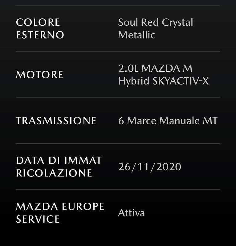 Usata Mazda CX-30 179 CV (131 kW) 2020 Rosso SUV