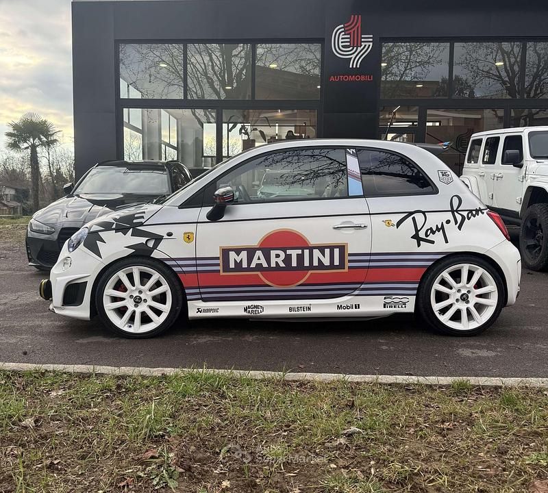 Usata Abarth 595 Custom 135 CV (99 kW) 2015 Full wrapped martini Utilitaria