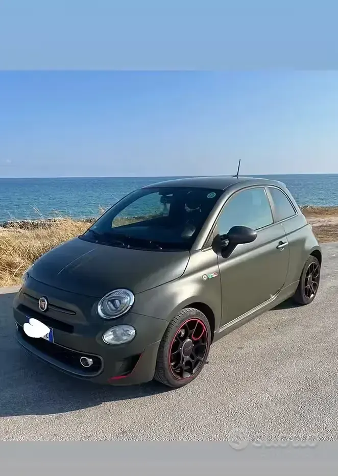 Usata Fiat 500 105 CV (77 kW) 2018 Verde Berlina