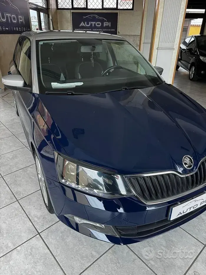 Usata Skoda Fabia Ambition 75 CV (55 kW) 2016 Blu Berlina