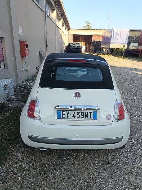 Bianco Usata 2015 Fiat 500C Lounge Cabrio | 8000 € (Ottimo prezzo) - Immagine 1/4