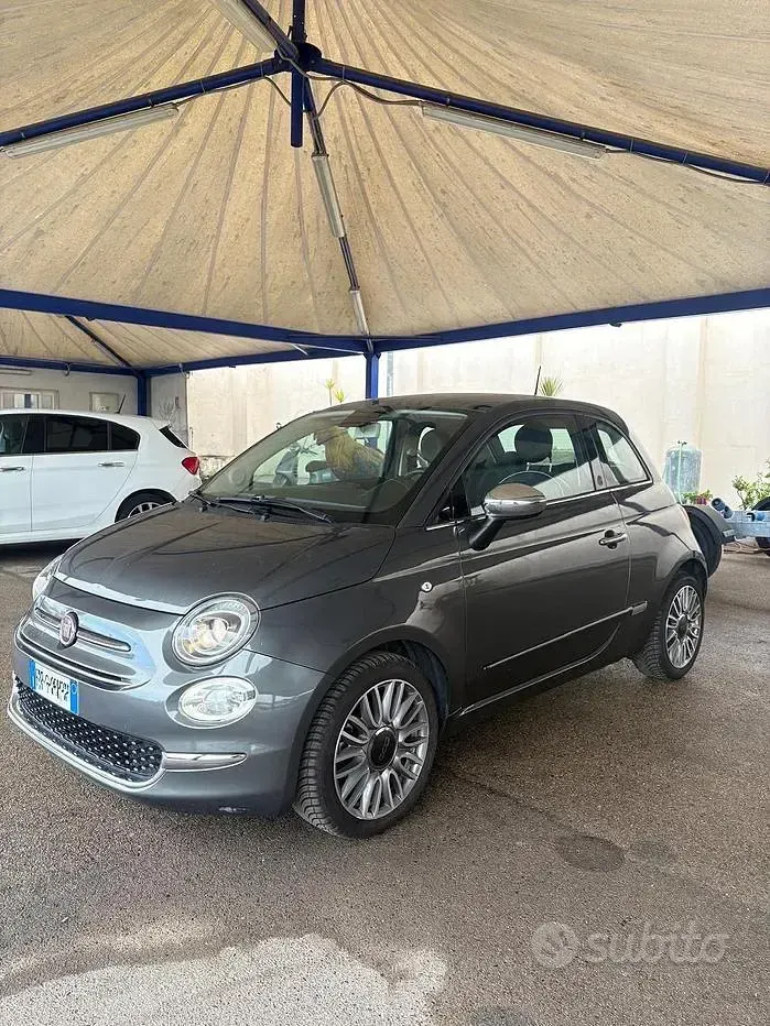 Usata Fiat 500 Lounge 69 CV (50 kW) 2018 Grigio Utilitaria