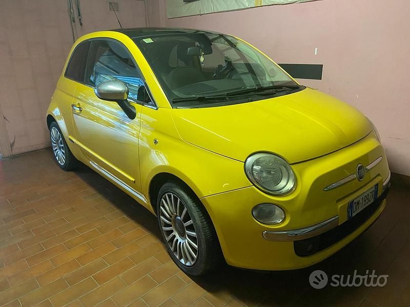 Usata Fiat 500 Lounge 2008 Giallo Utilitaria