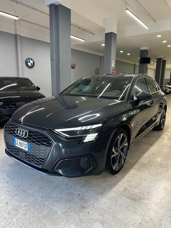 Usata Audi A3 150 CV (110 kW) 2021 Grigio Berlina