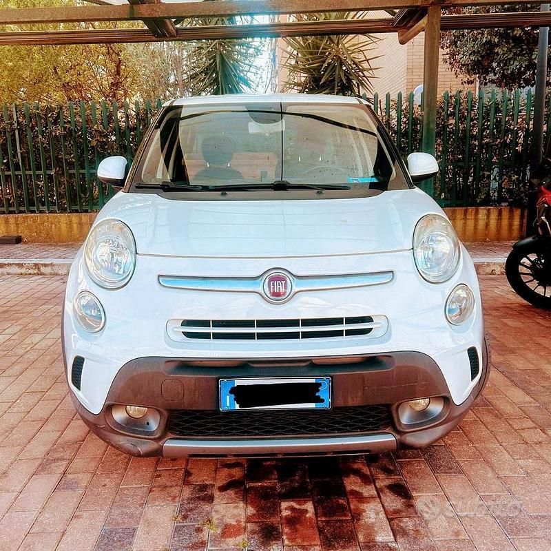 Usata Fiat 500L Trekking 84 CV (61 kW) 2014 Bianco Monovolume