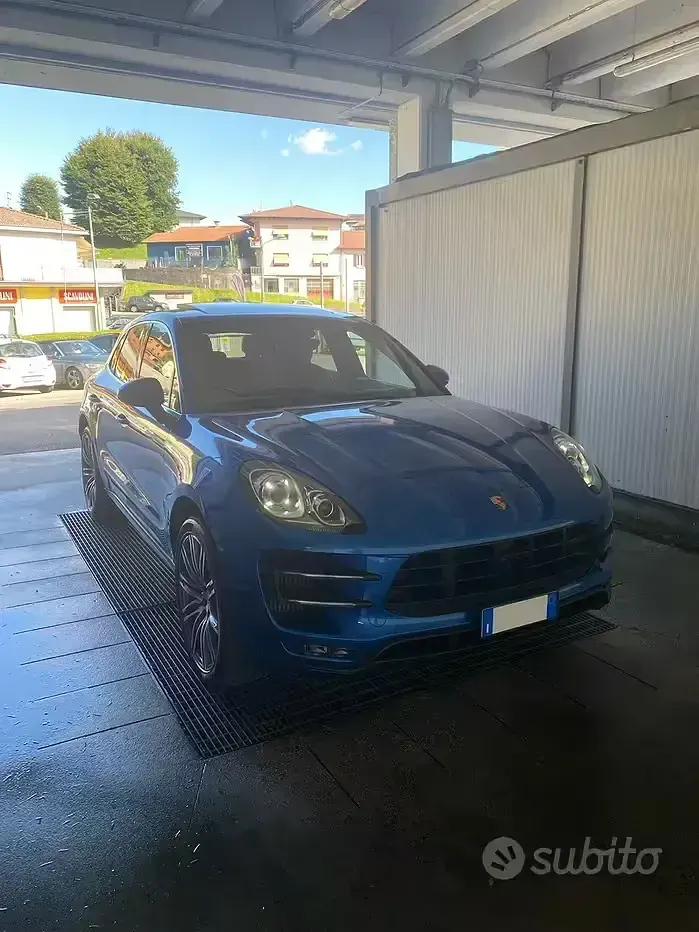Usata Porsche Macan Turbo 400 CV (294 kW) 2015 Bluazzurro SUV
