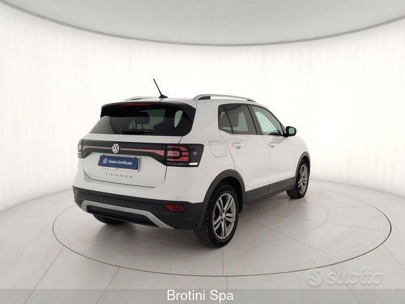 Usata VW T-Cross Advance 116 CV (85 kW) 2020 Bianco SUV