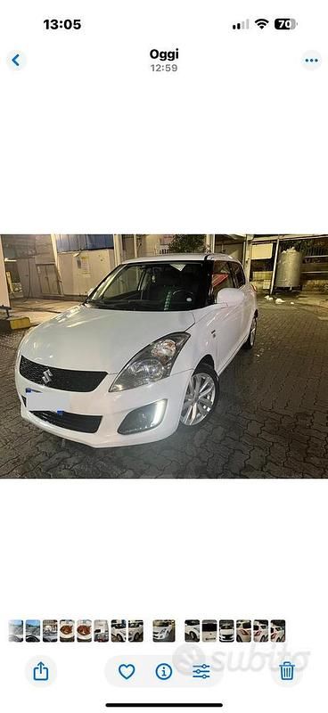 Usata Suzuki Swift 75 CV (55 kW) 2015 Bianco Utilitaria