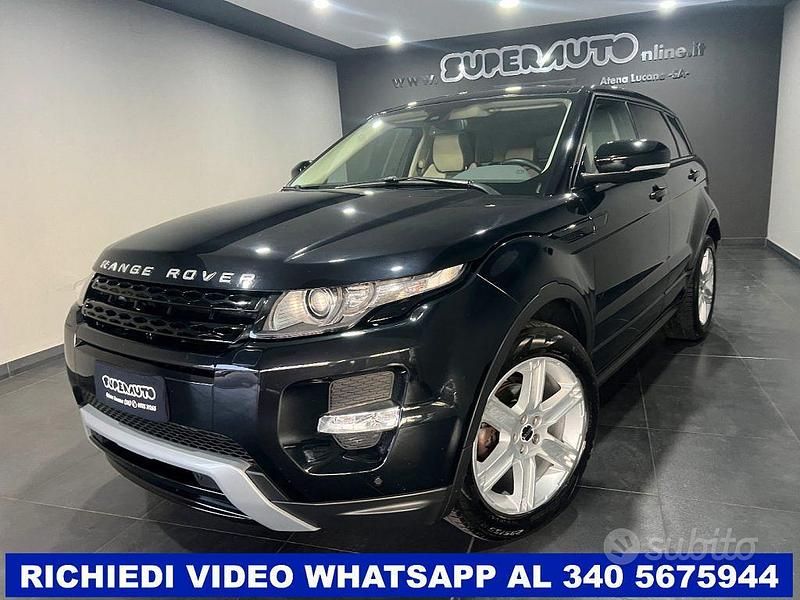 Usata Land Rover Range Rover evoque Dynamic 190 CV (139 kW) 2012 Nero SUV