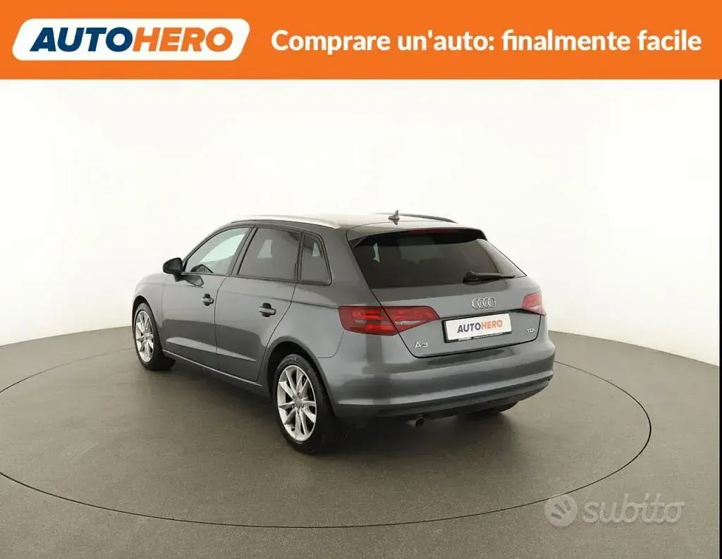 Usata Audi A3 Attraction 110 CV (80 kW) 2016 Grigio Berlina