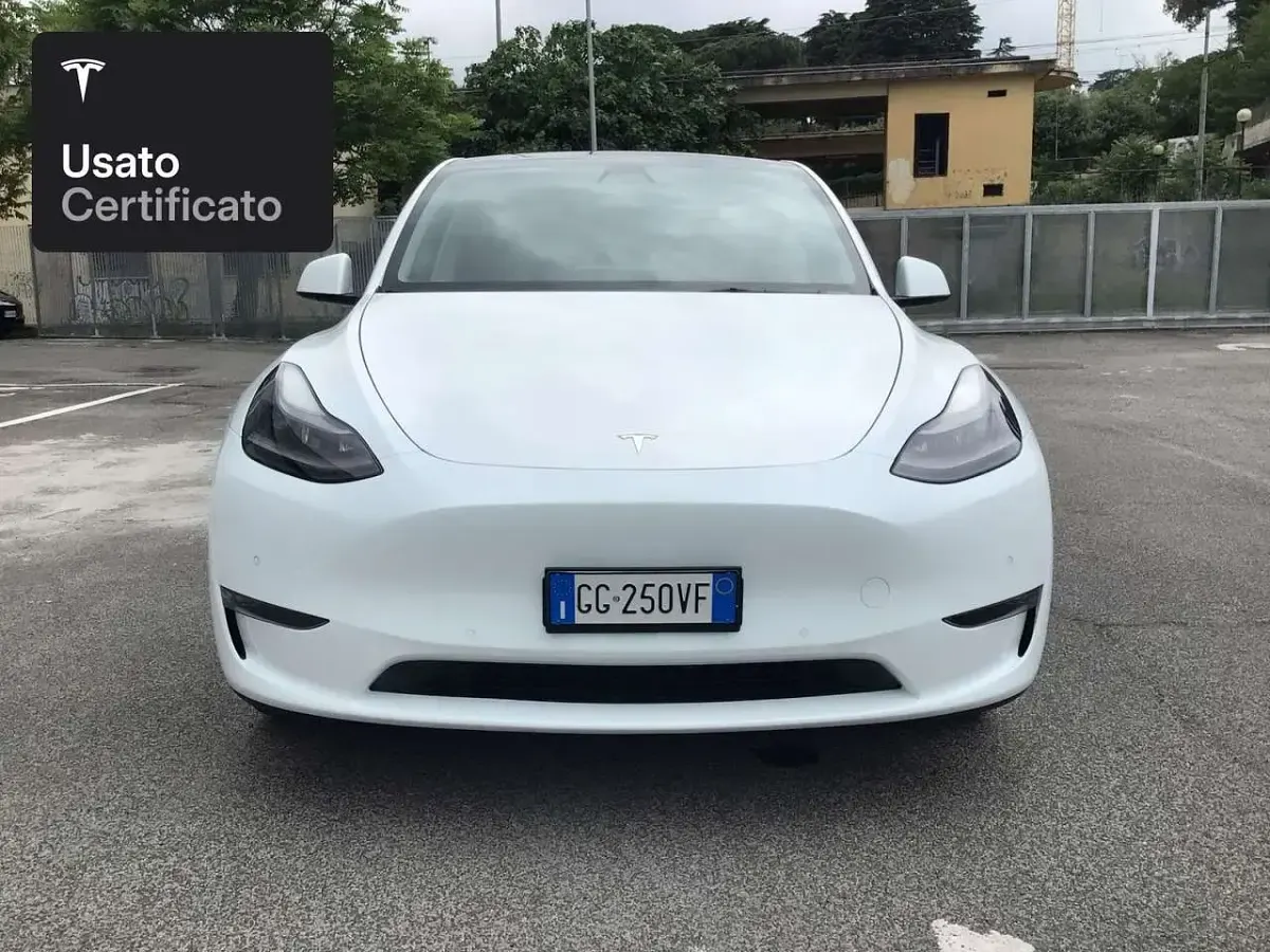 Usata Tesla Model Y Long Range AWD 258 kW (351 CV) 2022 Pearl white multicoat SUV