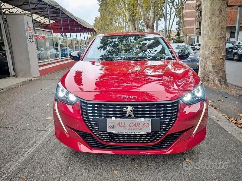 Usata Peugeot 208 74 CV (54 kW) 2022 Rosso Utilitaria