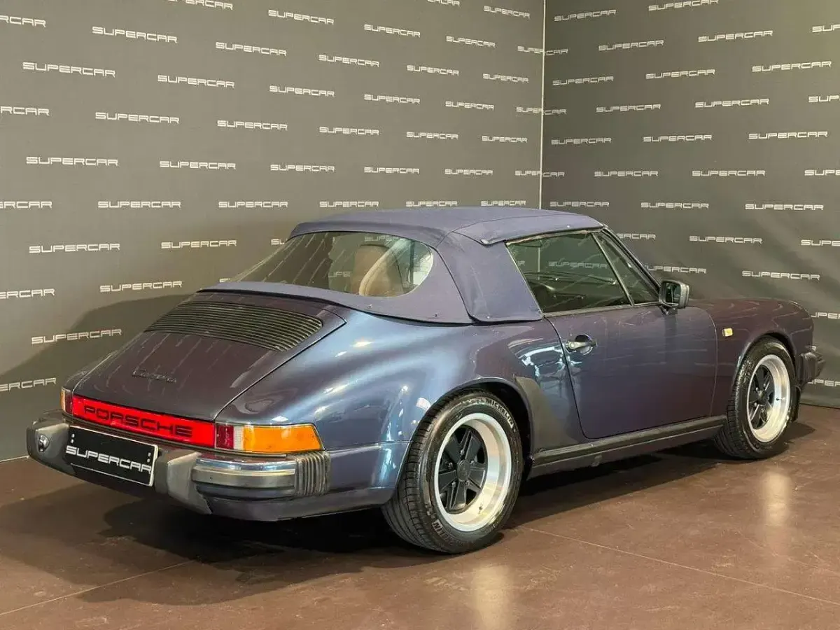Usata Porsche 911 Carrera Cabriolet 231 CV (169 kW) 1985 Blu Cabrio