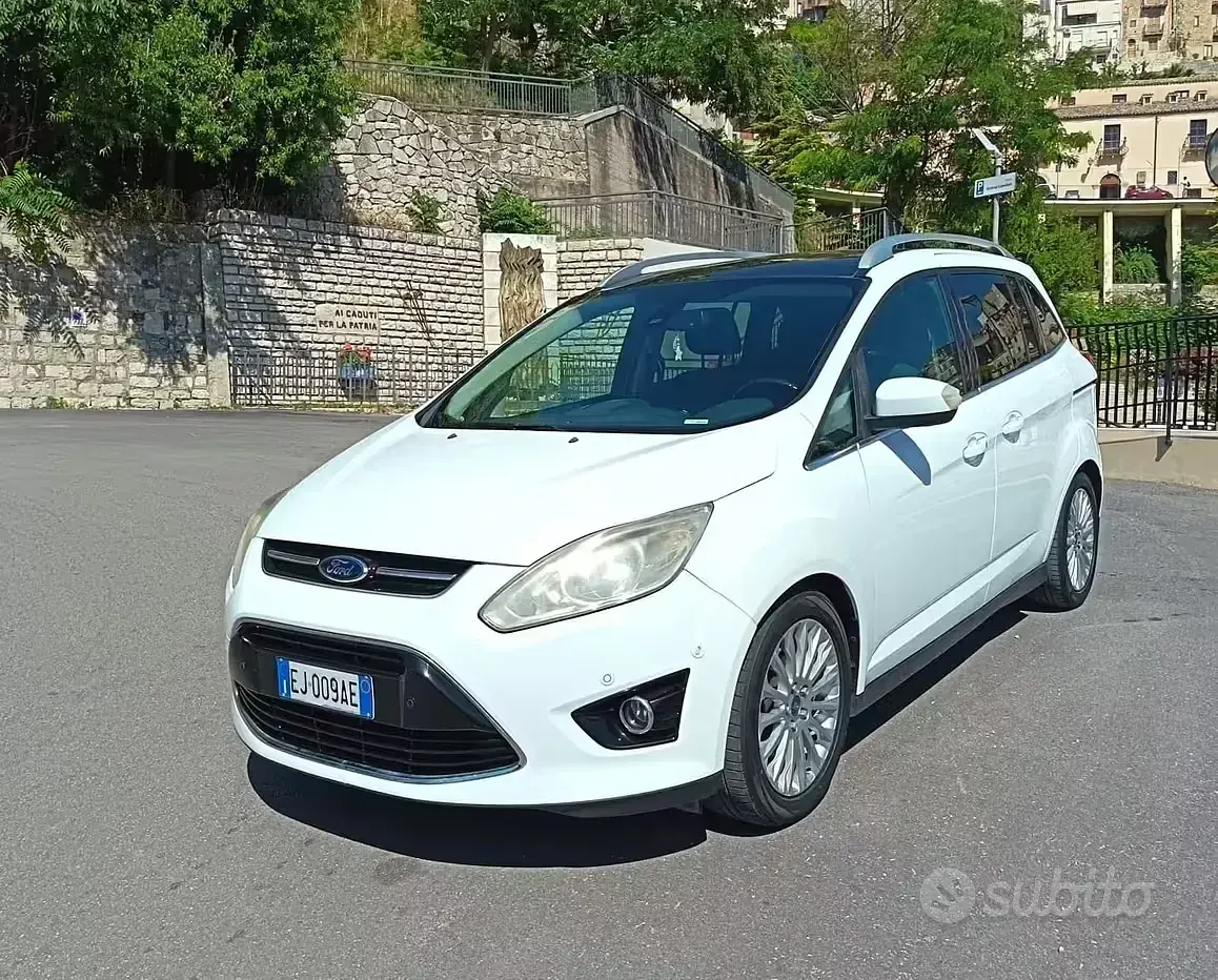 Usata Ford C-MAX Titanium 116 CV (85 kW) 2012 Bianco Monovolume