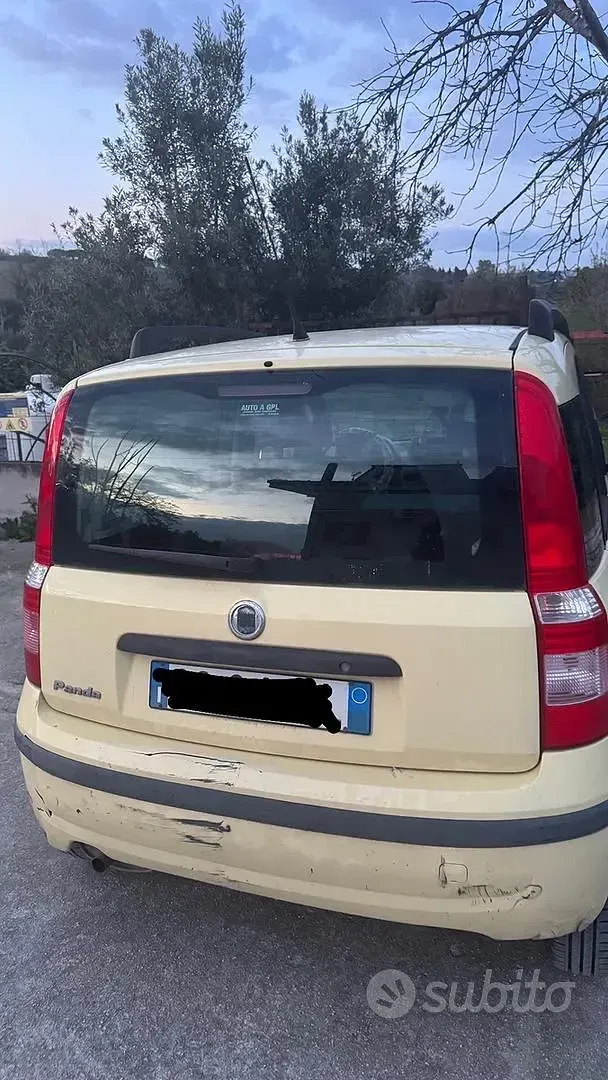 Usata Fiat Panda 60 CV (44 kW) 2004 Giallo Utilitaria