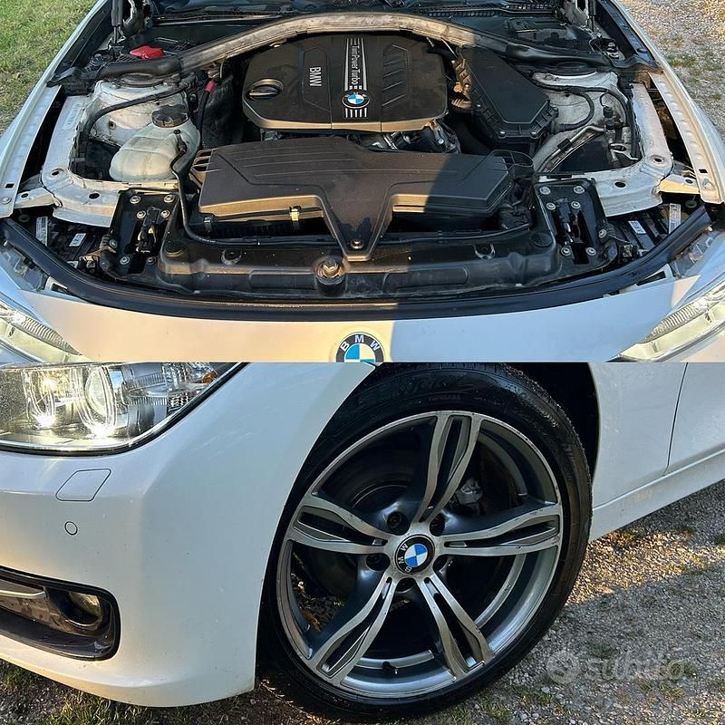 Usata BMW 318 Luxury Line 143 CV (105 kW) 2012 Bianco Station wagon