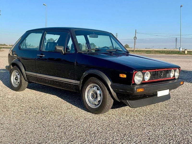 Usata VW Golf II GTI 1983 Nero Utilitaria