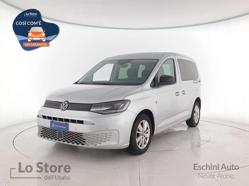 Argento reflex metallizzato Usata 2021 VW Caddy Monovolume | 19.900 € (Ottimo prezzo) - Immagine 1/4