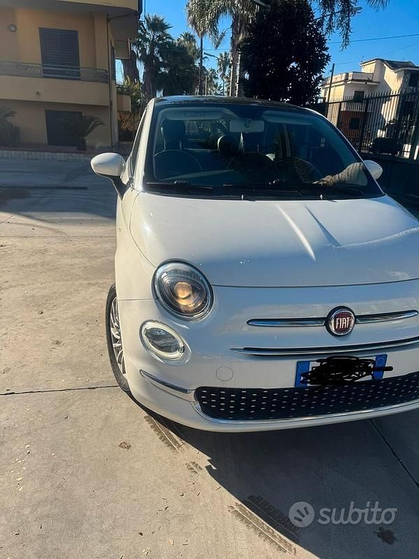 Bianco Usata 2019 Fiat 500 Tre volumi | 9200 € (Ottimo prezzo) - Immagine 1/4