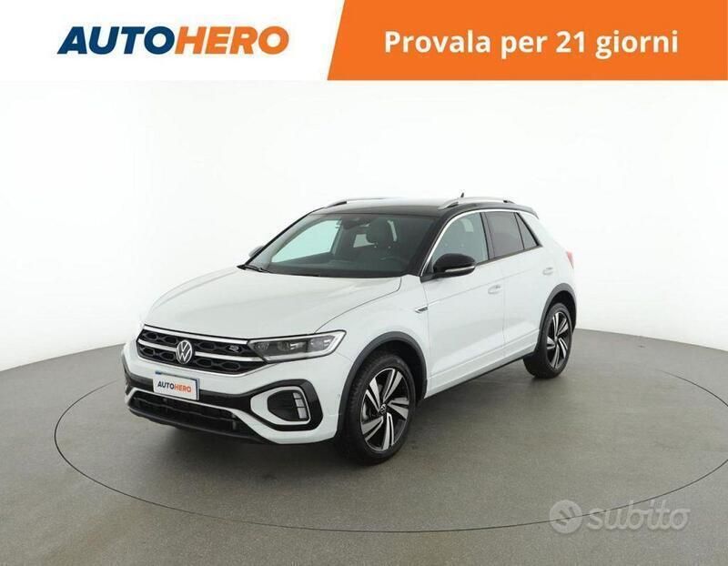 Bianco Usata 2024 VW T-Roc R-line SUV | 28.699 € (Buon prezzo) - Immagine 1/4
