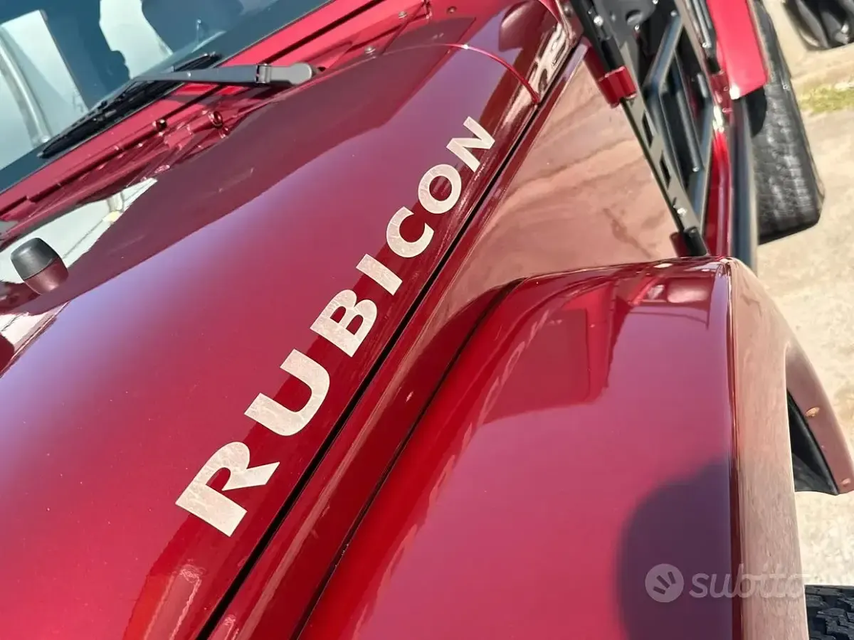 Usata Jeep Wrangler Rubicon 177 CV (130 kW) 2009 Rosso SUV