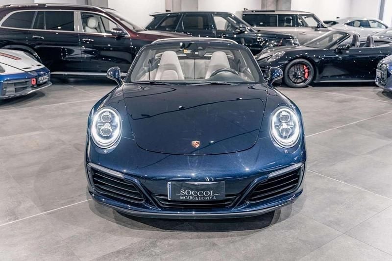 Usata Porsche 911 Targa 4S 420 CV (308 kW) 2016 Blu Cabrio